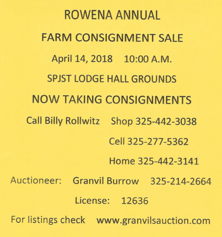 Farm Auction